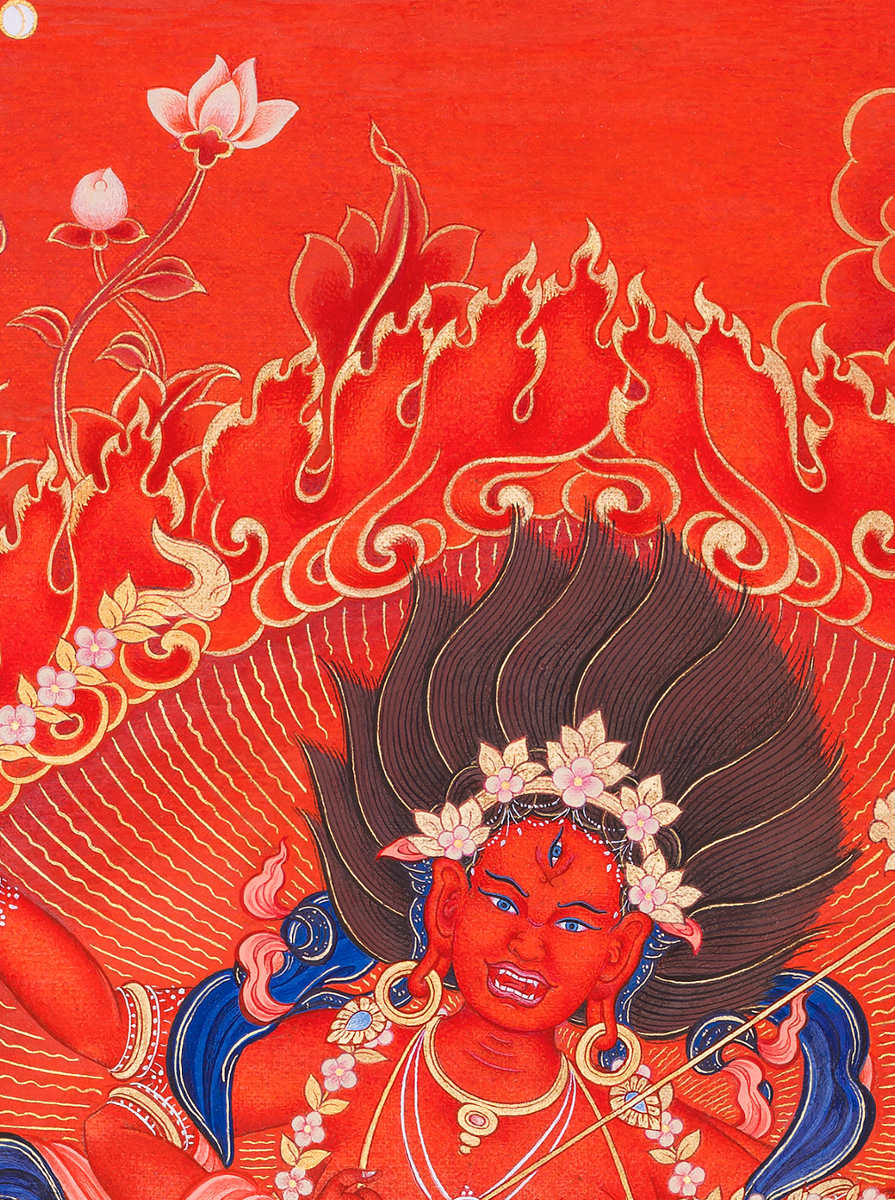 Kurukulla - Tibetan Thangka Art